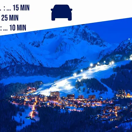 Vue Exceptionnelle, Piscine, Spa, Fitness Apartment La Plagne
